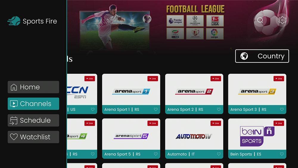 sportsfire for android phone