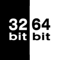 32-bit or 64-bit icon